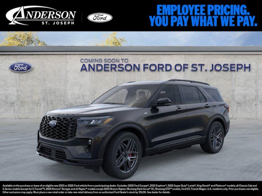 New 2026 Ford Explorer ST-Line SUV