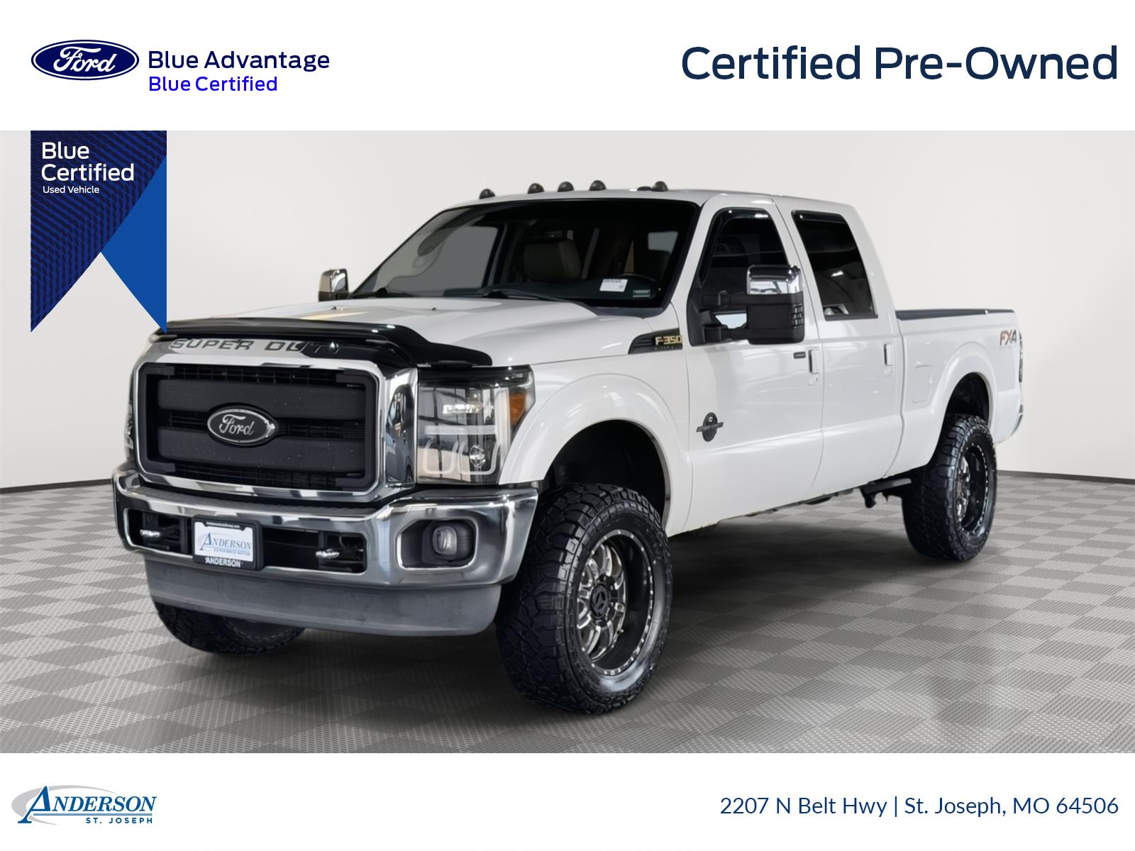 Certified 2013 Ford F-350 Super Duty Lariat with VIN 1FT8W3BT8DEB57228 for sale in Kansas City