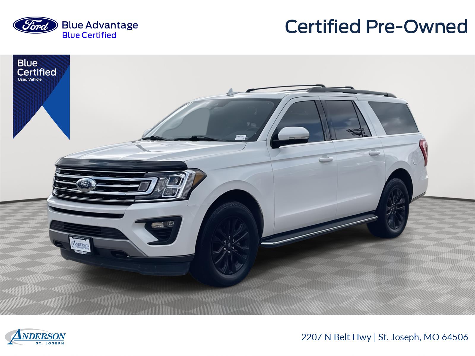 Certified 2021 Ford Expedition XLT with VIN 1FMJK1JT7MEA04662 for sale in Kansas City