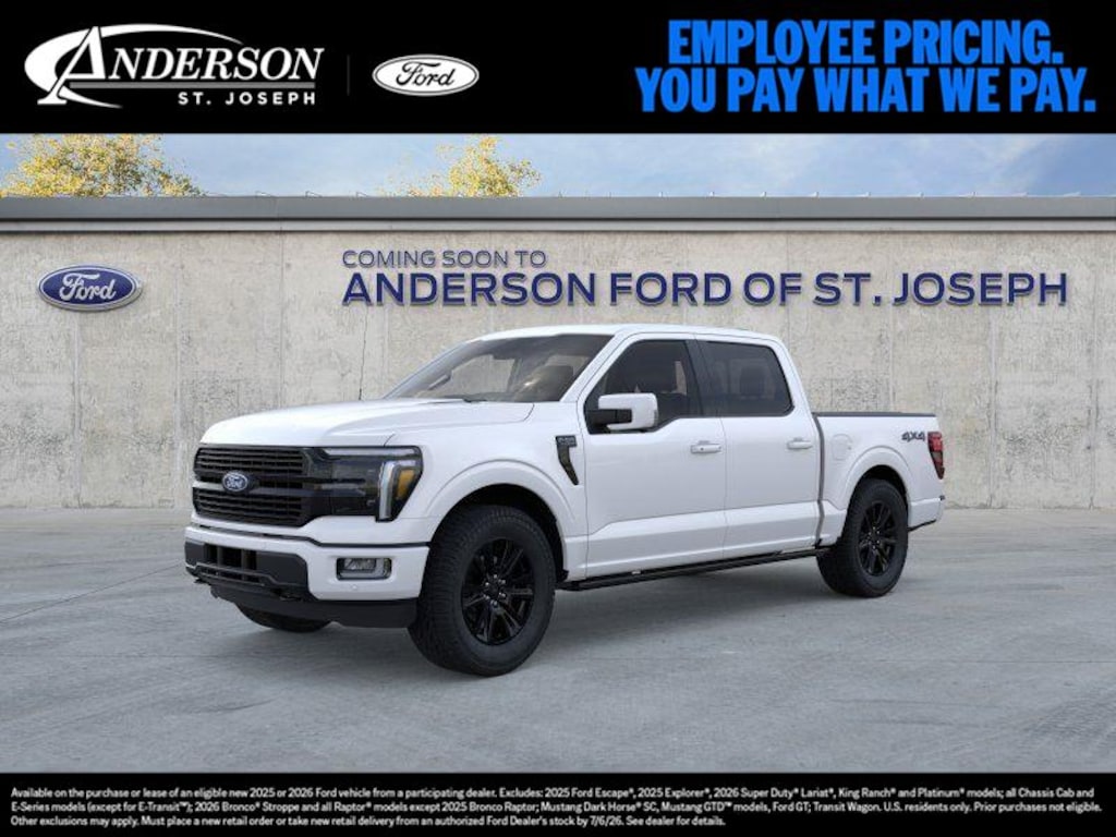 New 2026 Ford F-150 Platinum Truck SuperCrew Cab