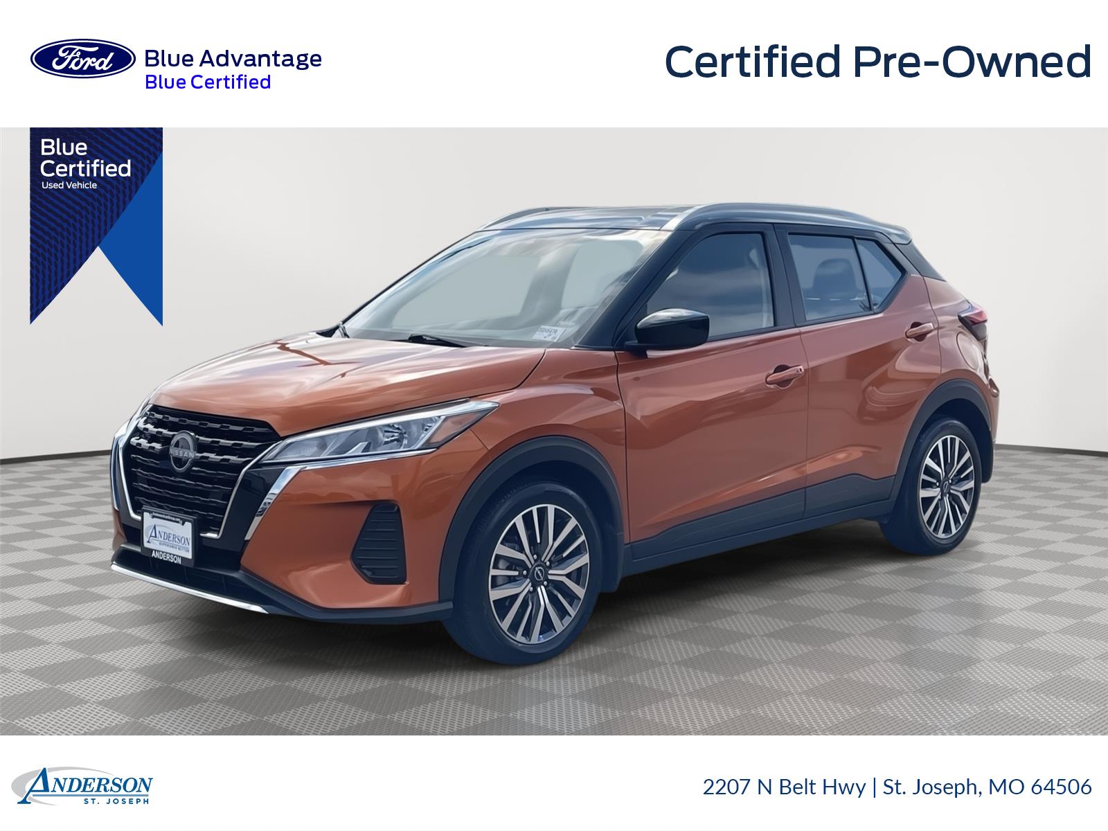 Certified 2023 Nissan Kicks SV with VIN 3N1CP5CV4PL563260 for sale in Kansas City
