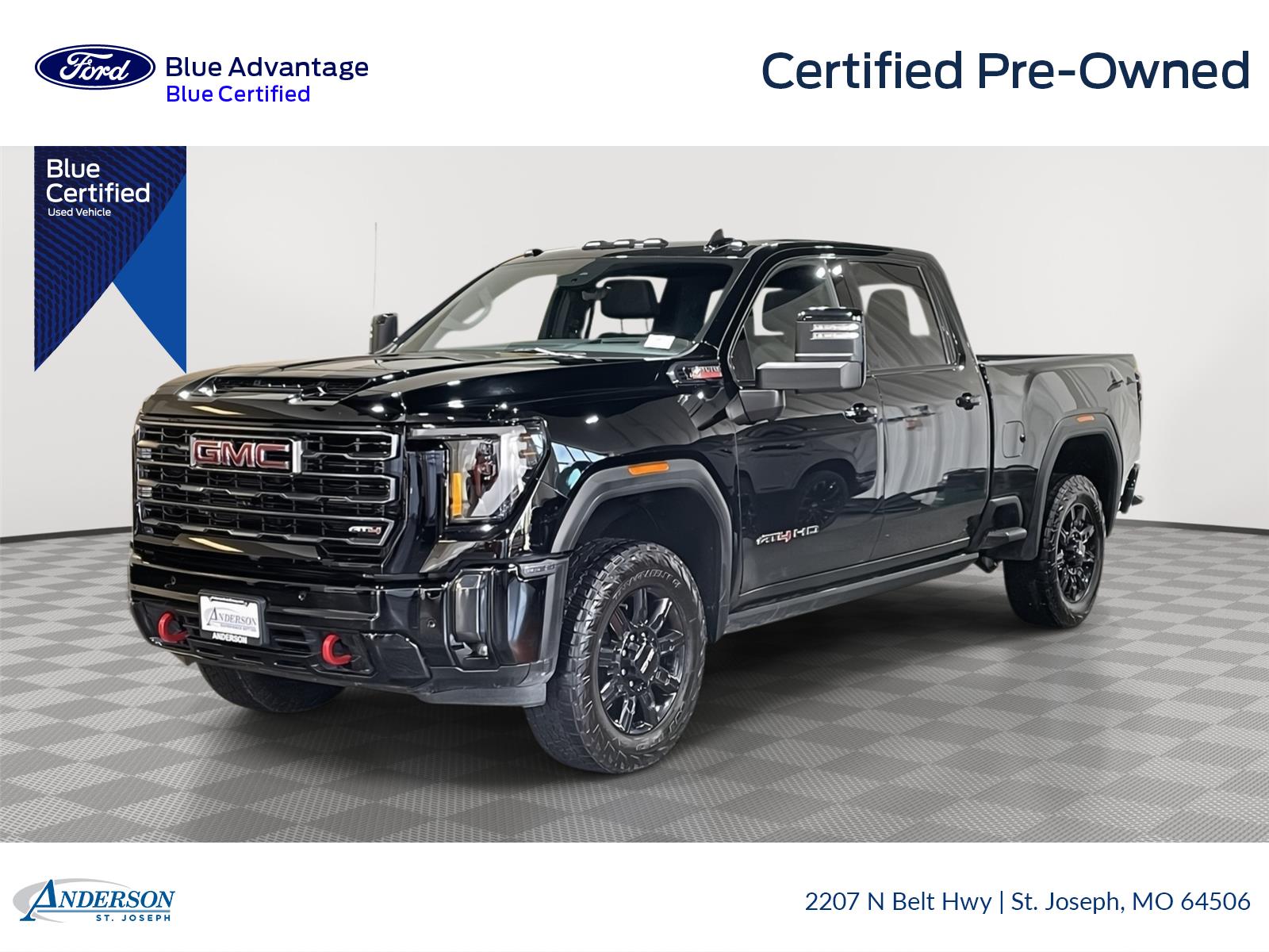 Certified 2024 GMC Sierra 2500HD AT4 with VIN 1GT49PEY3RF408467 for sale in Kansas City