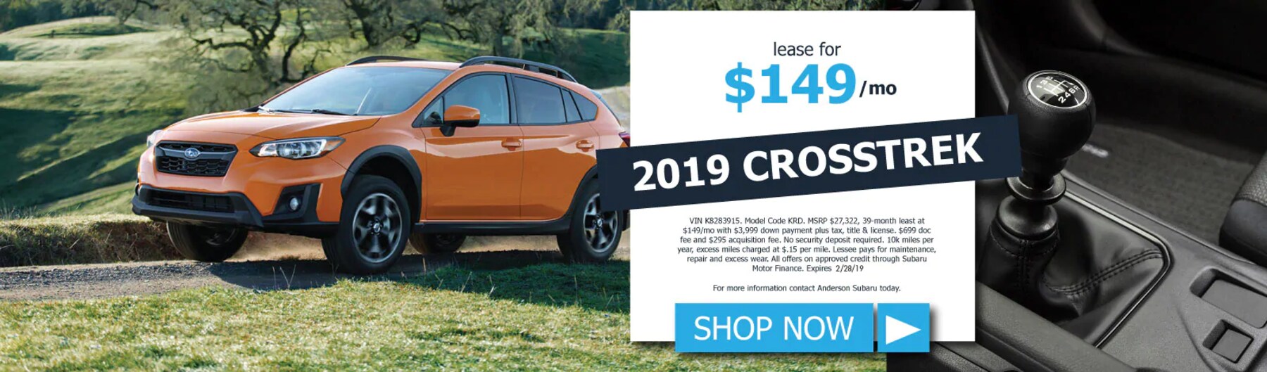 Anderson Subaru Pensacola, FL New & Used Subaru Dealership