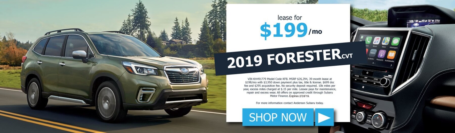 Anderson Subaru Pensacola, FL New & Used Subaru Dealership