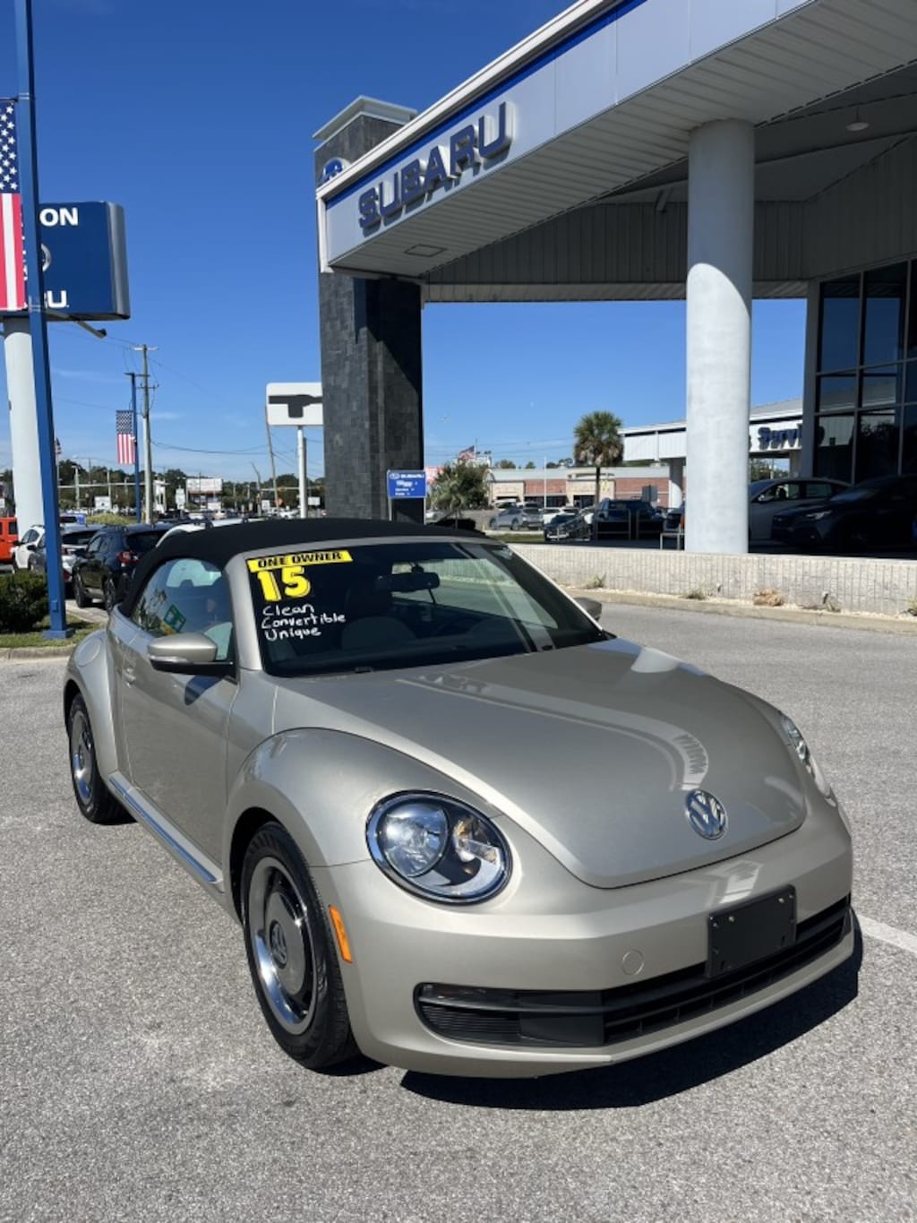 Used 2015 Volkswagen Beetle Convertible 1.8T w/Sound/Nav Convertible