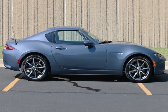 Used 2021 Mazda MX-5 Miata RF Grand Touring with VIN JM1NDAM76M0451382 for sale in Glendale, WI