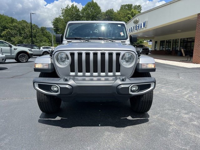 Used 2021 Jeep Wrangler Unlimited Sahara with VIN 1C4HJXEN4MW624223 for sale in Sylva, NC