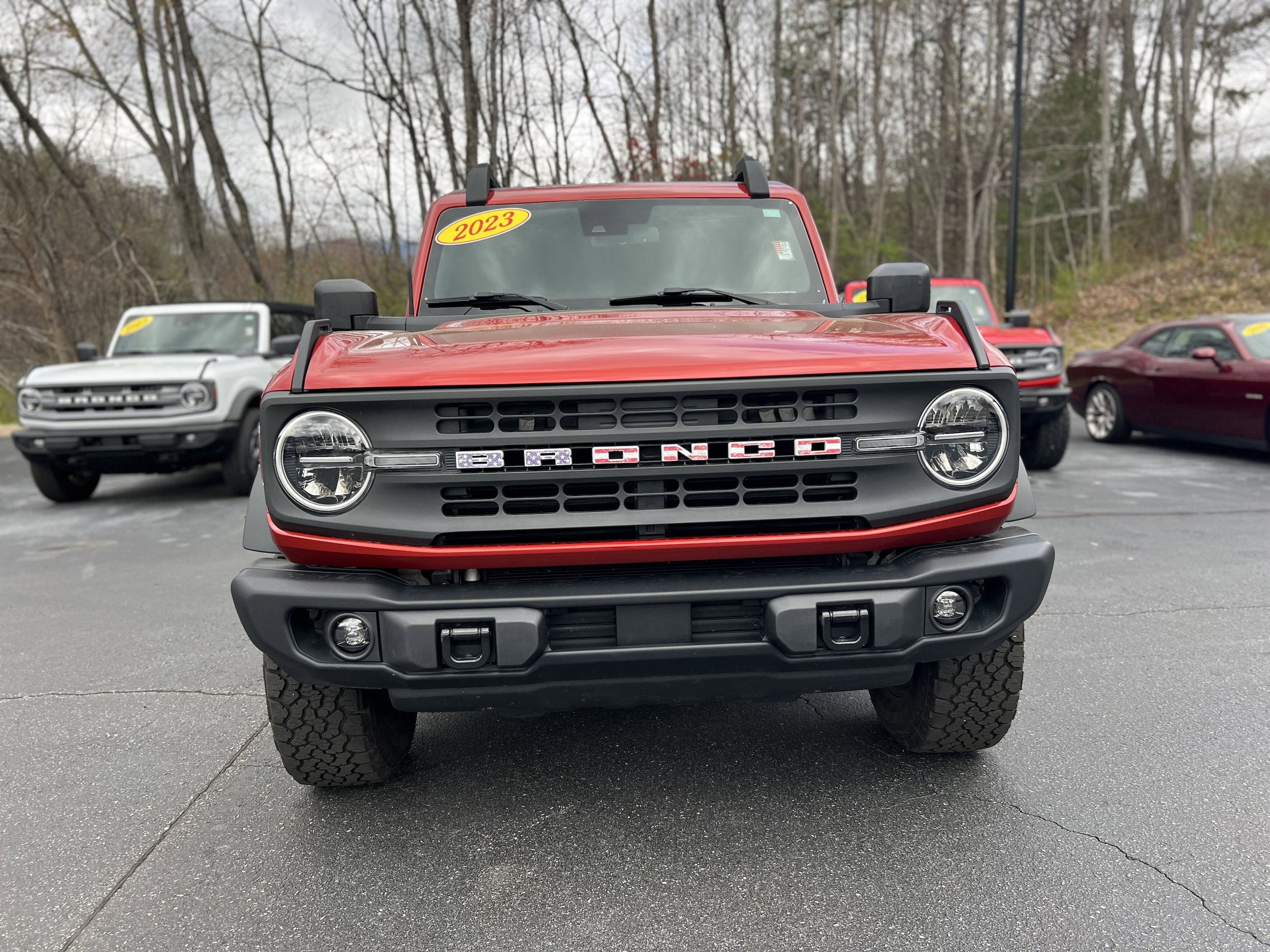 Used 2023 Ford Bronco 4-Door Black Diamond with VIN 1FMEE5BP4PLB92283 for sale in Sylva, NC