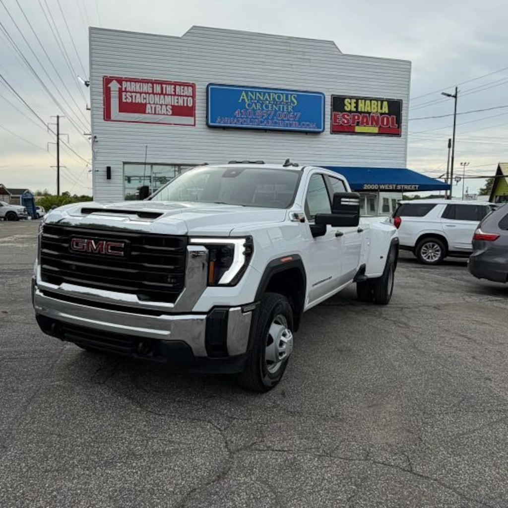 Used 2024 GMC Sierra 3500 HD Crew Cab Pro Pickup 4D 8 ft Pickup