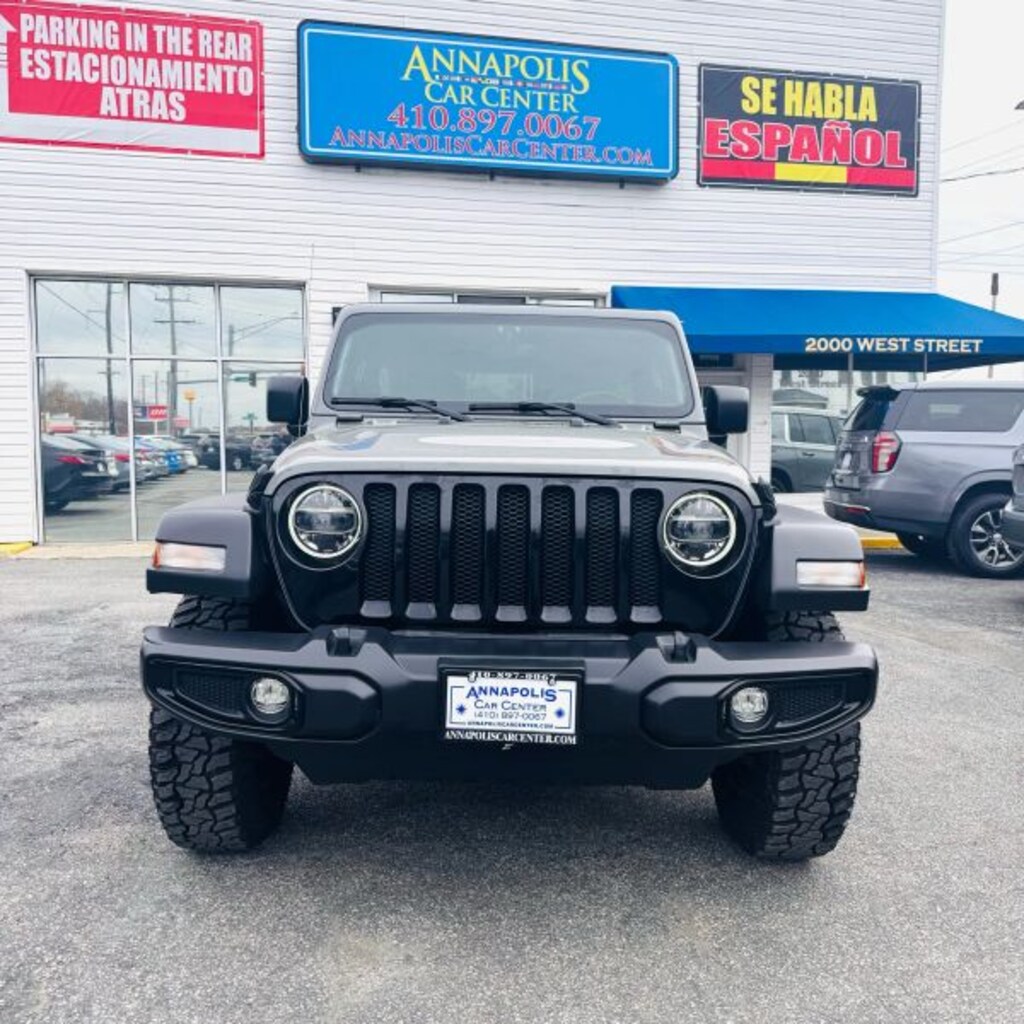 Used 2021 Jeep Wrangler Unlimited Willys Sport Utility 4D SUV