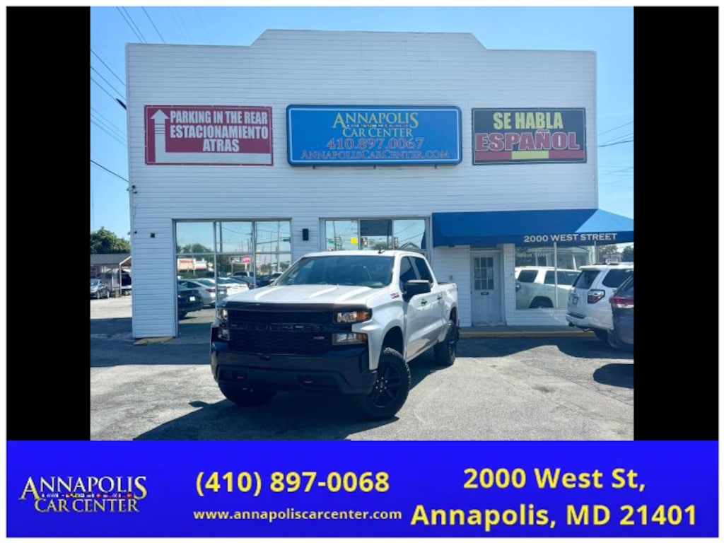 Used 2021 Chevrolet Silverado 1500 Crew Cab Custom Trail Boss Pickup 4D 5 3/4 ft Pickup
