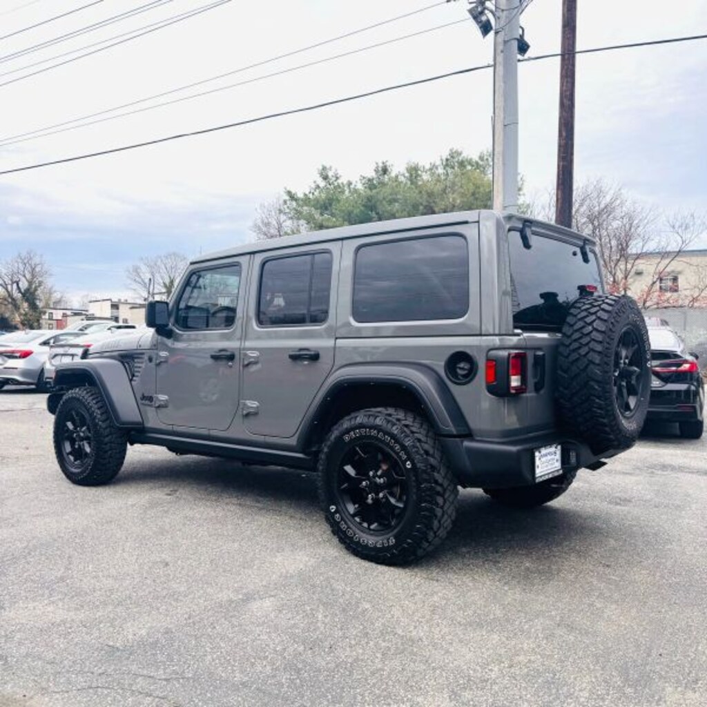 Used 2021 Jeep Wrangler Unlimited Willys Sport Utility 4D SUV