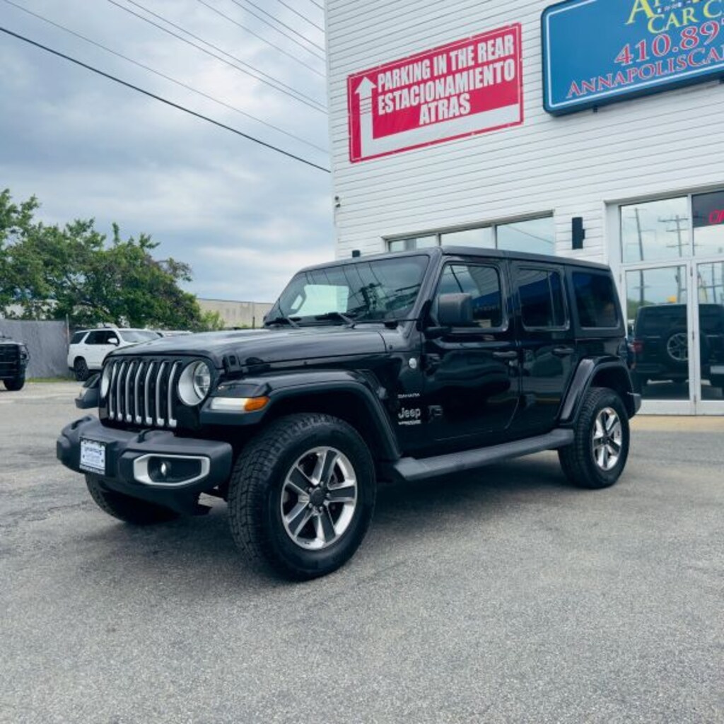Used 2018 Jeep Wrangler Unlimited All New Sahara Sport Utility 4D SUV