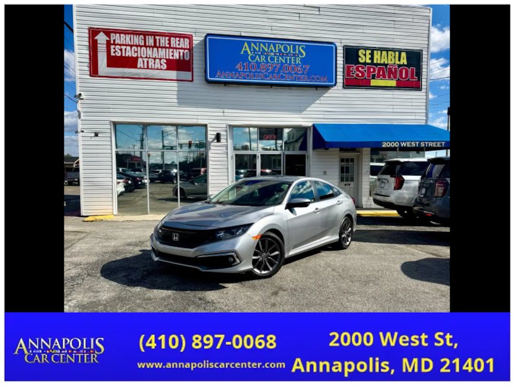 Used 2020 Honda Civic EX Sedan 4D Sedan