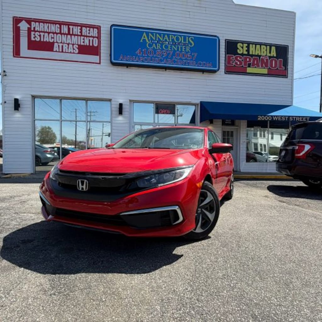 Used 2020 Honda Civic LX Sedan 4D Sedan