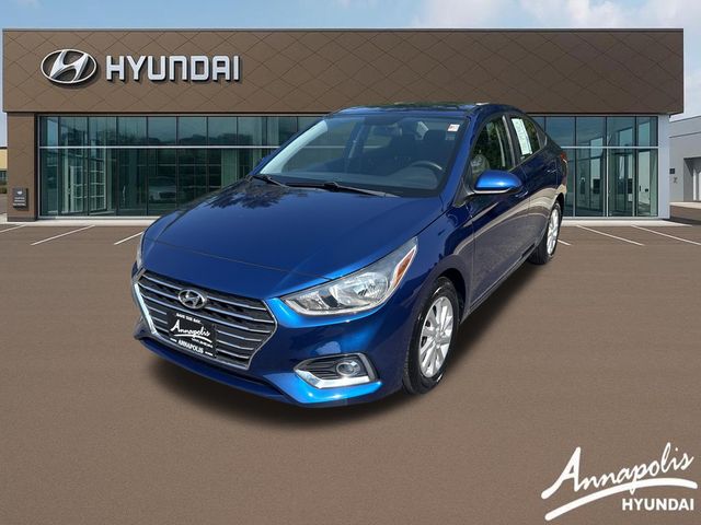 Blue Pearl 2019 Hyundai Accent Sedan Front-Wheel Drive 6-Speed Automatic