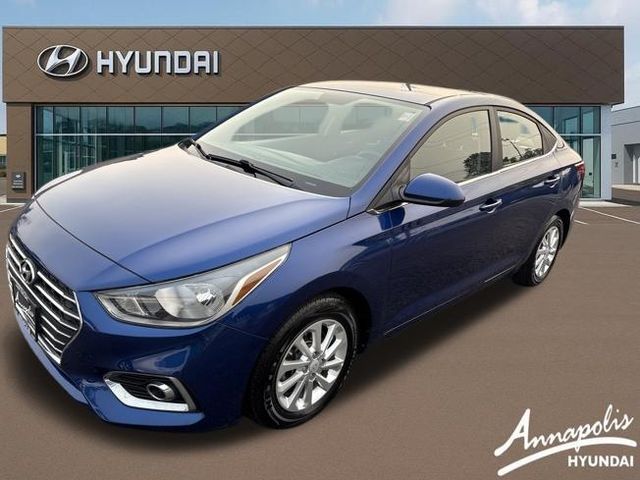 Blue Pearl 2019 Hyundai Accent Sedan Front-Wheel Drive 6-Speed Automatic