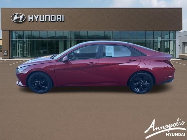 Certified 2021 Hyundai Elantra SEL with VIN 5NPLS4AG3MH028913 for sale in Edgewater, MD