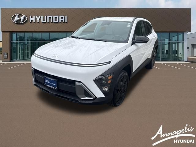 White 2026 Hyundai Kona SEL Sport AWD SUV / Crossover All-Wheel Drive Continuously Variable Transmission