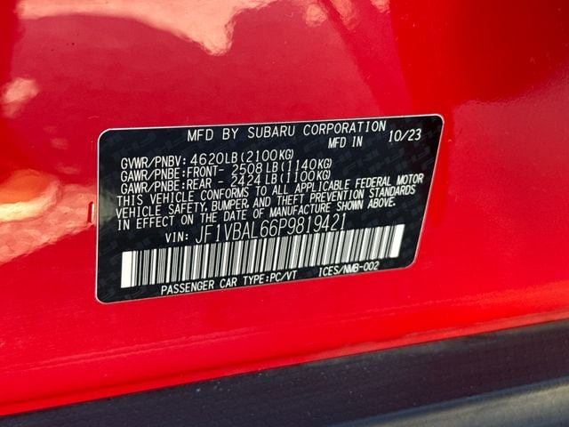 2023 Subaru WRX Limited - Photo 30