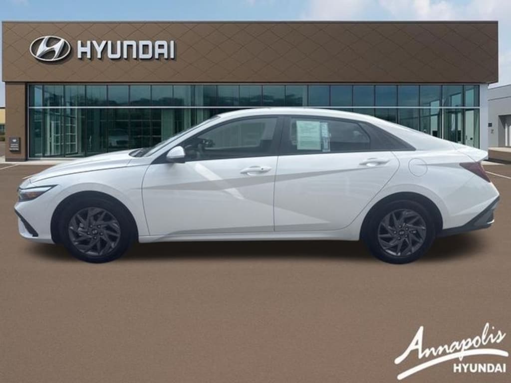 Certified 2026 Hyundai Elantra Hybrid Blue Sedan