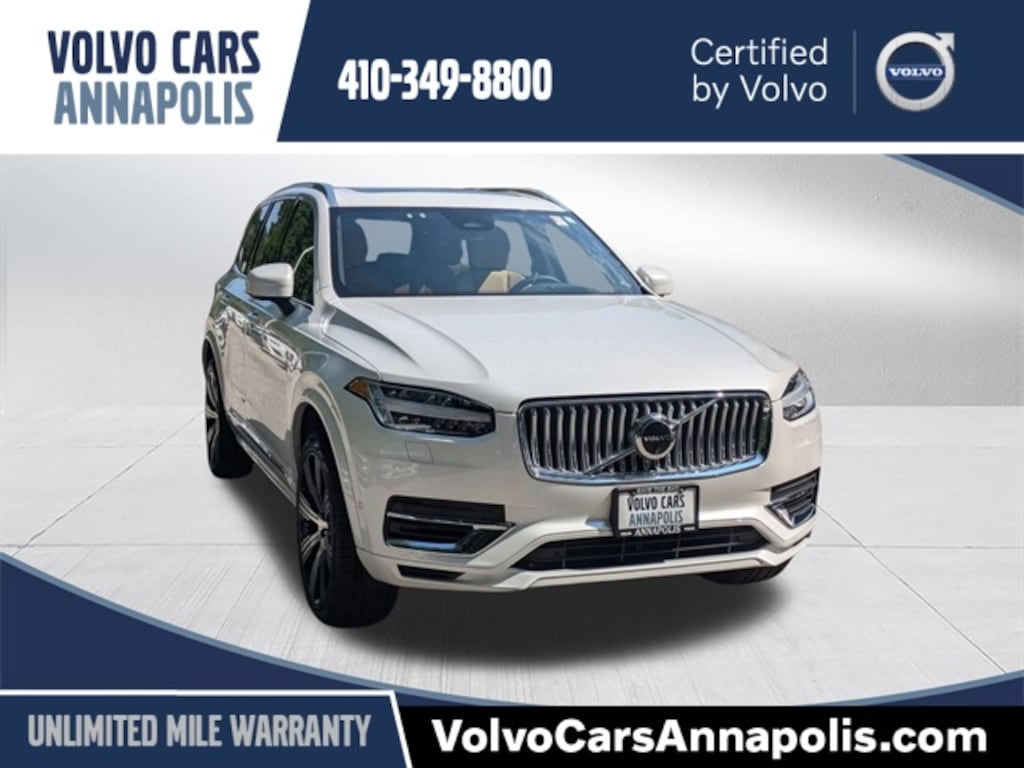 Certified 2024 Volvo XC90 plug-in hybrid T8 Ultimate Bright 7-Seater SUV