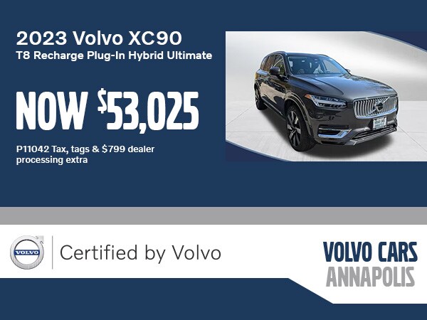 August CPO offer - 2023 Volvo XC90 Recharge Plug-In Hybrid