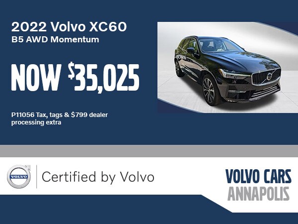 August CPO Offer - 2022 Volvo XC60 B5 Momentum
