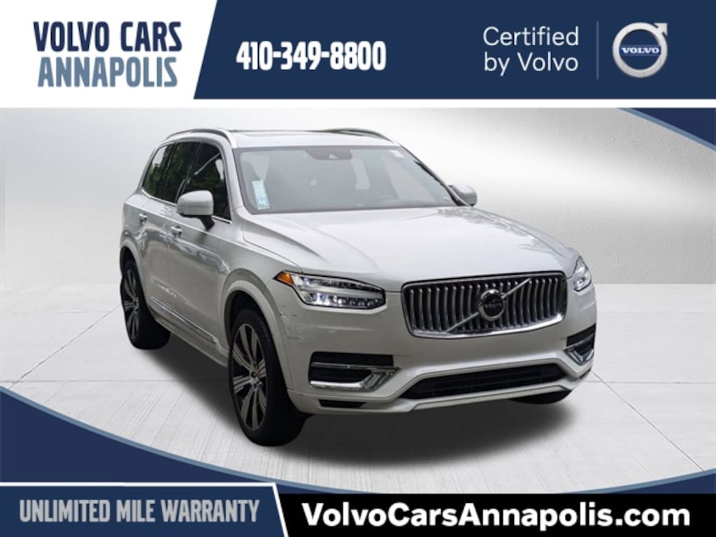 Certified 2022 Volvo XC90 Recharge Plug-In Hybrid T8 Inscription Extended Range 7P SUV
