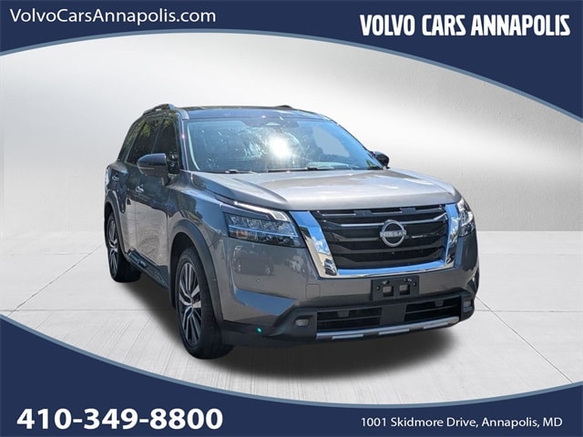 featured used 2022 Nissan Pathfinder Platinum SUV for sale in Annapolis, MD
