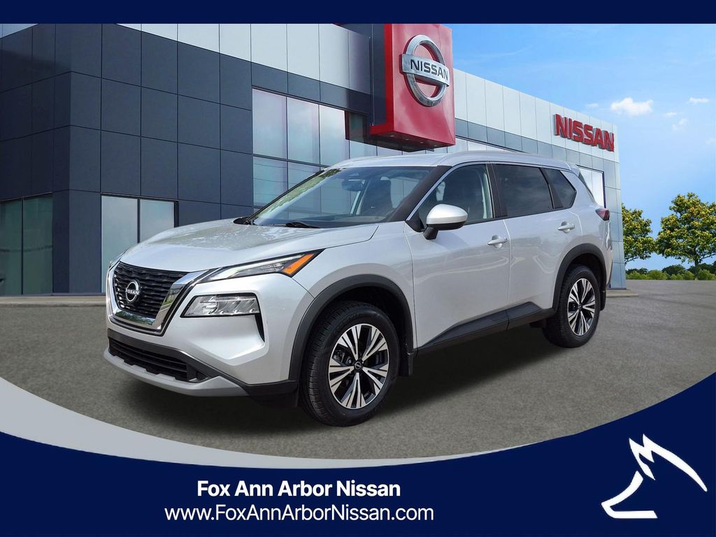 Brilliant Silver 2023 Nissan Rogue SUV / Crossover All-Wheel Drive Continuously Variable Transmission