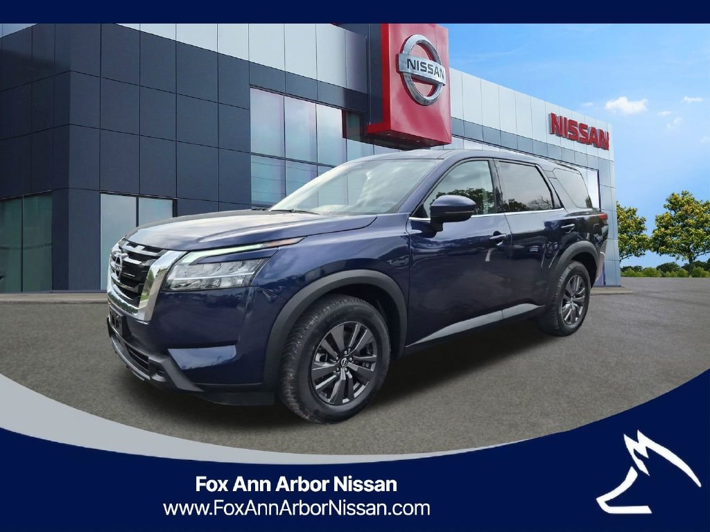 Deep Ocean Blue Pearl 2022 Nissan Pathfinder SUV / Crossover All-Wheel Drive 9-Speed Automatic