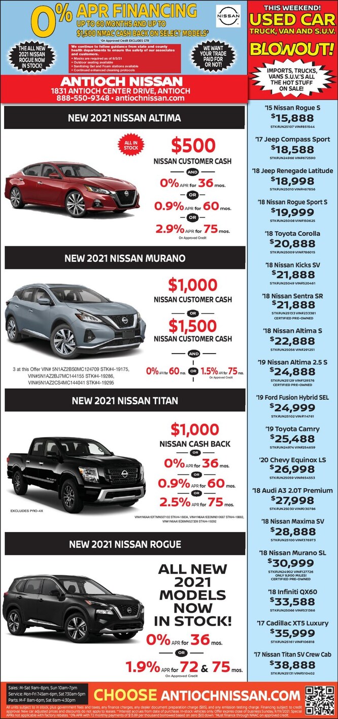 Specials Antioch Auto Center