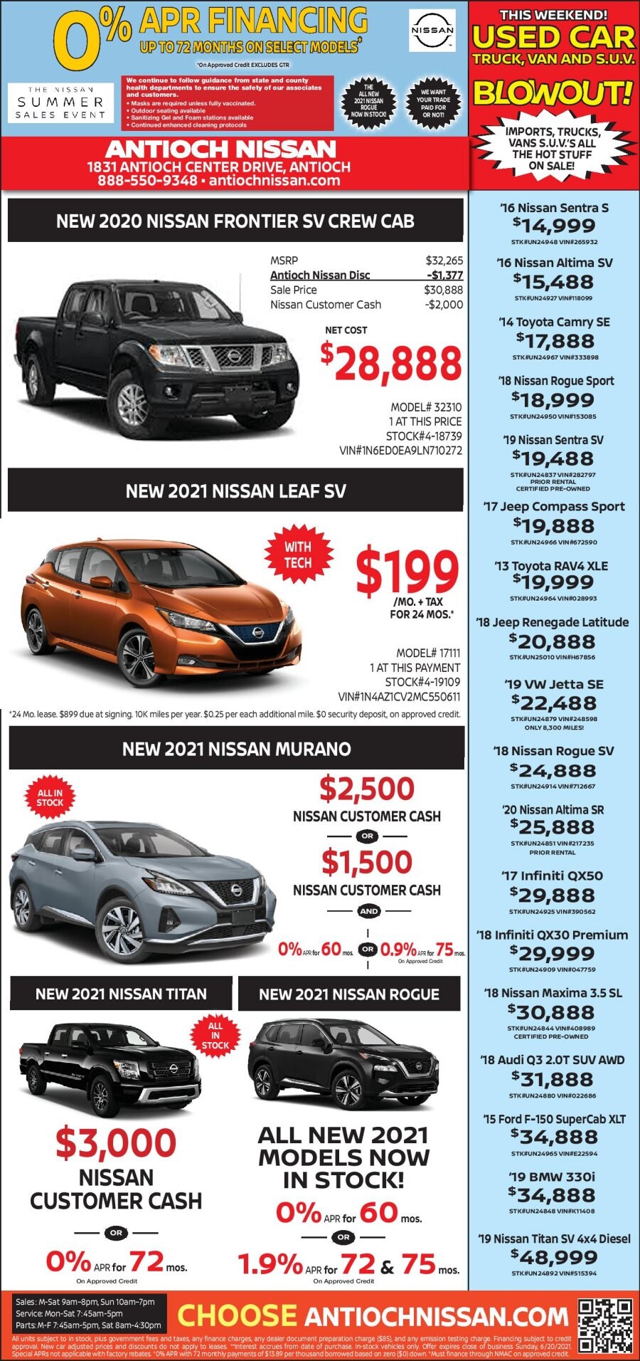 Specials Antioch Auto Center