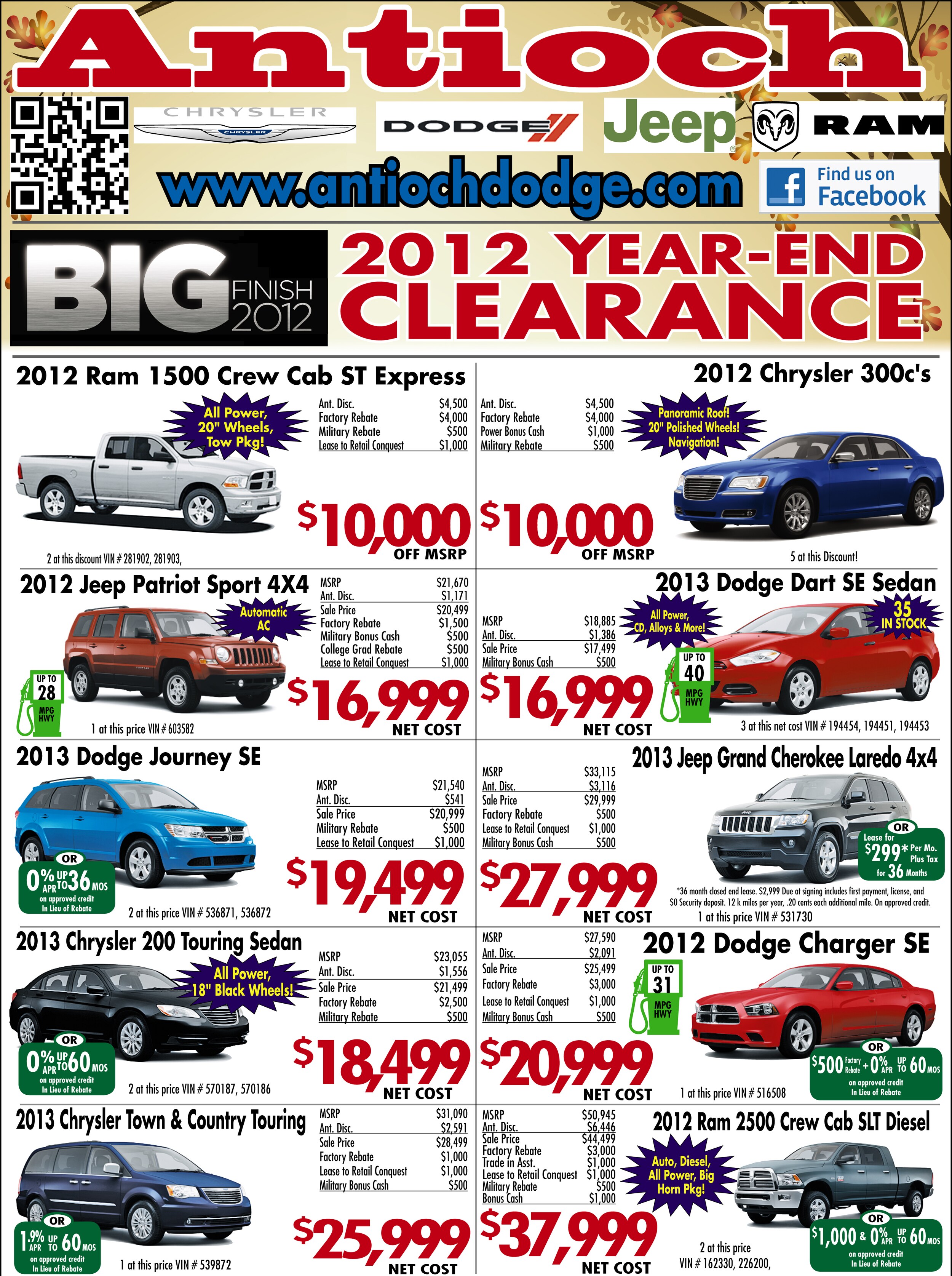 Weekend Advertisements Antioch Chrysler Jeep Dodge Ram