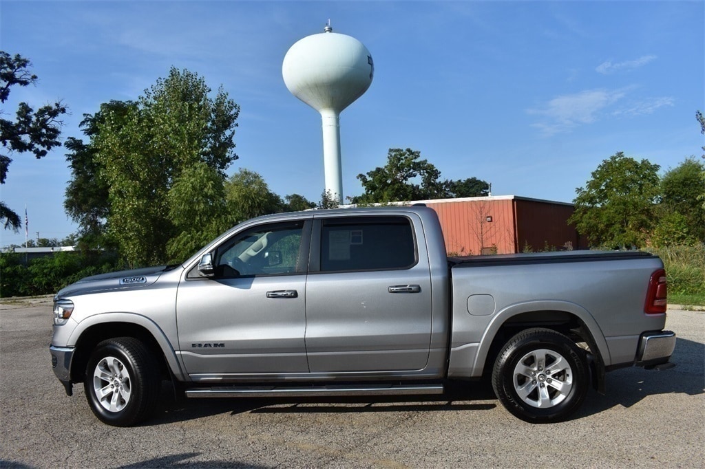 Used 2021 RAM Ram 1500 Pickup Laramie with VIN 1C6SRFJT2MN641600 for sale in Antioch, IL