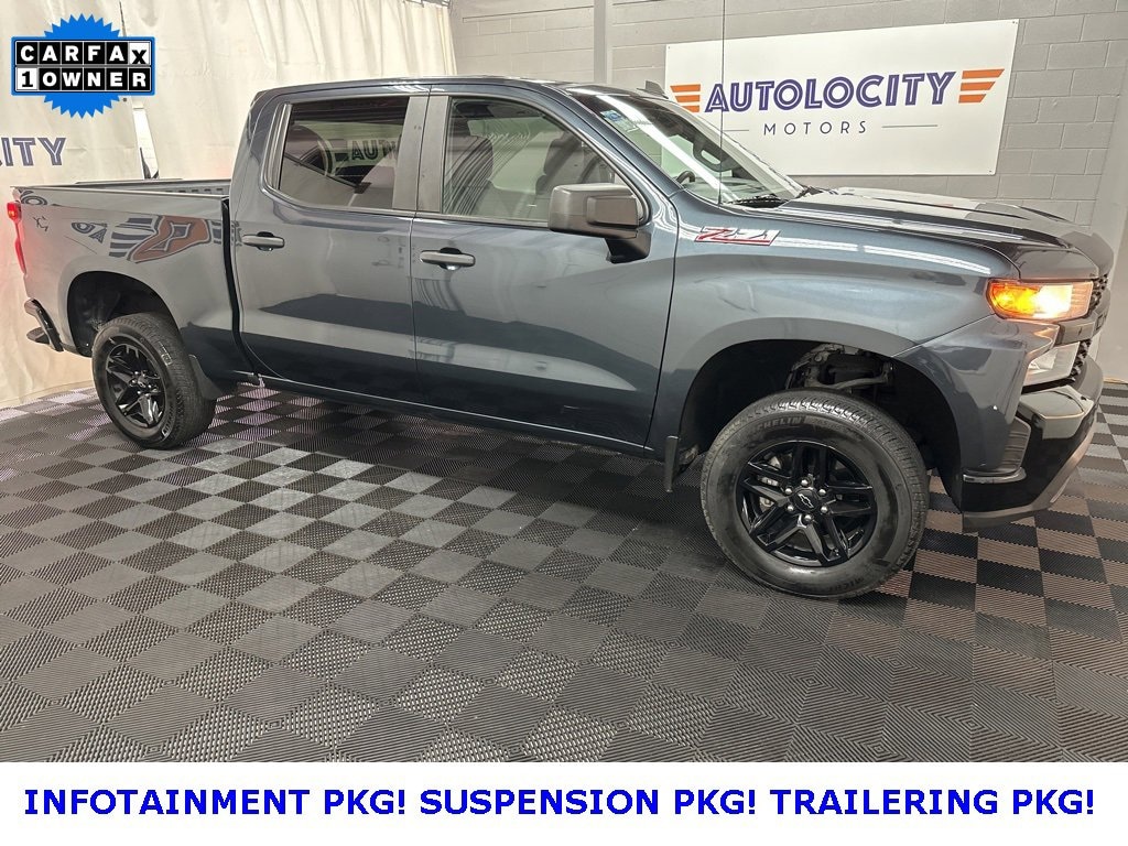 Used 2021 Chevrolet Silverado 1500 Custom Trail Boss Truck Crew Cab