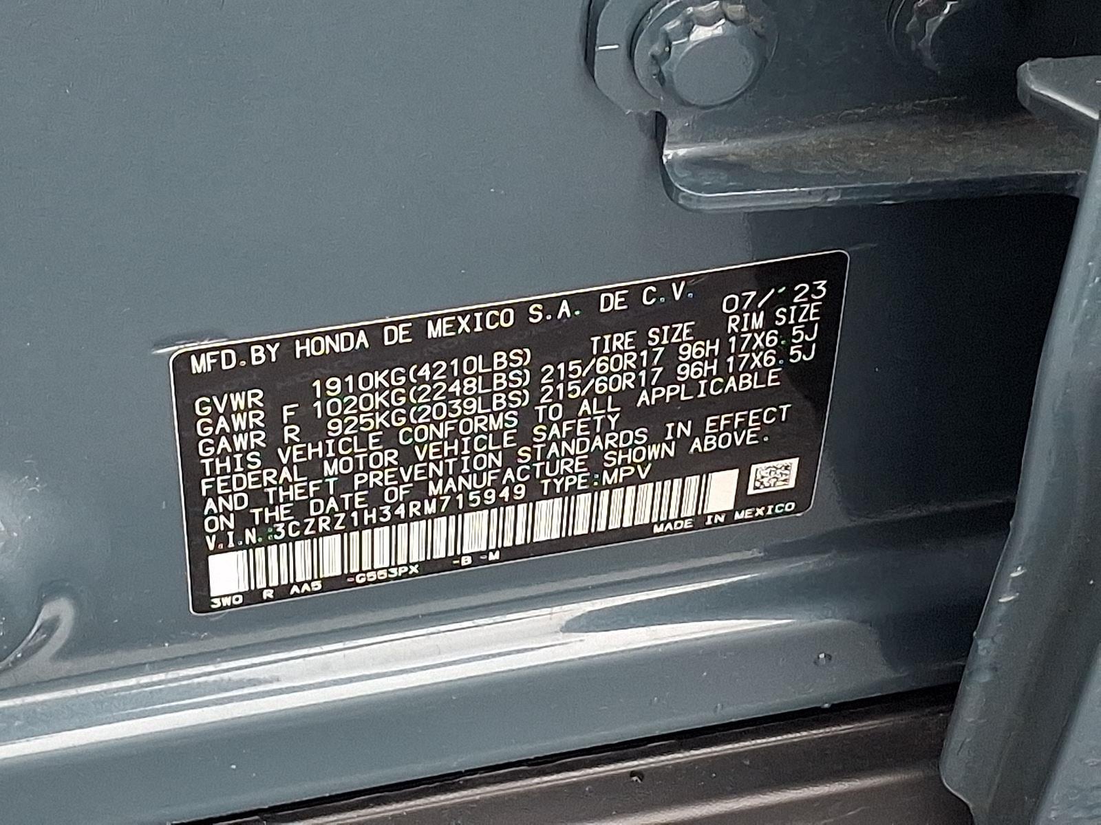 2024 Honda HR-V LX - Photo 27