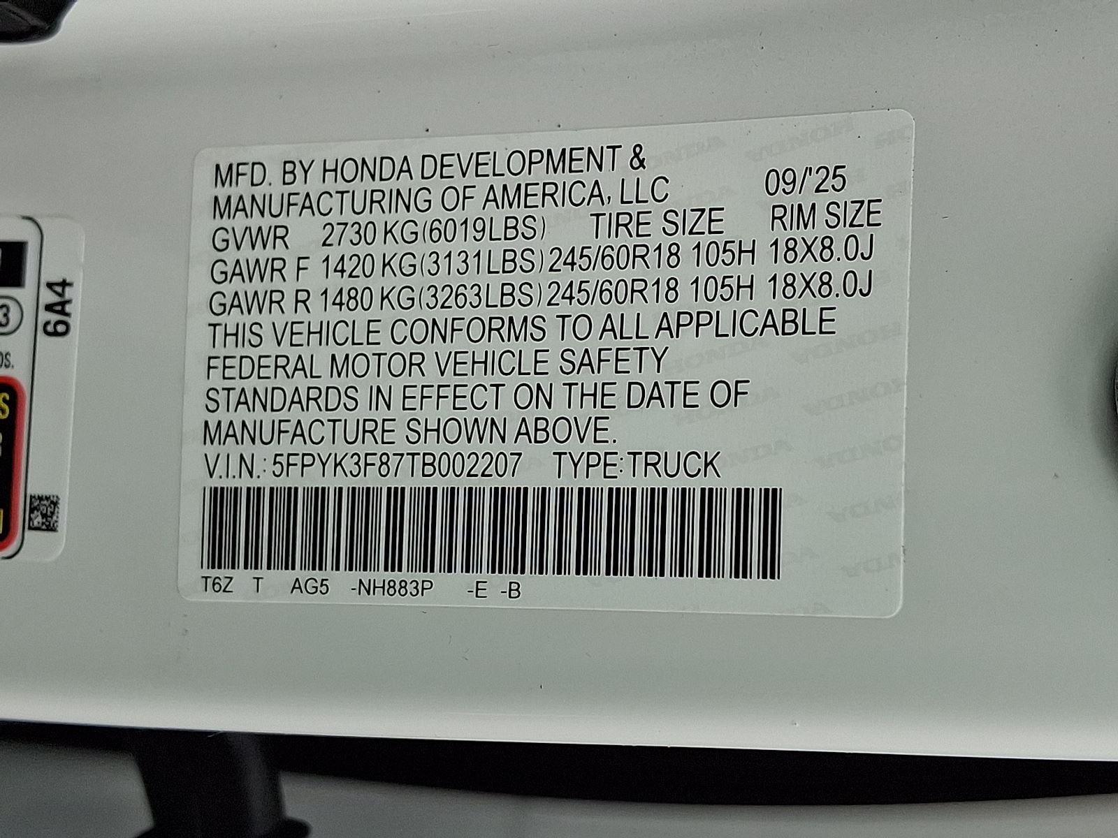 2026 Honda Ridgeline Black Edition - Photo 11