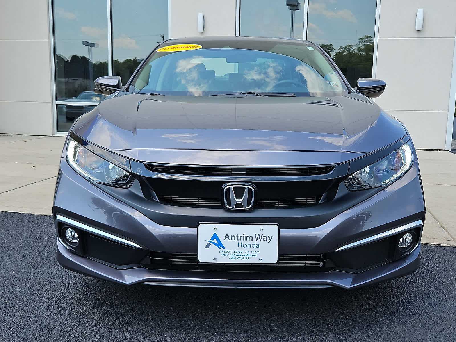 Used 2021 Honda Civic EX with VIN 19XFC1F32ME203980 for sale in Greencastle, PA