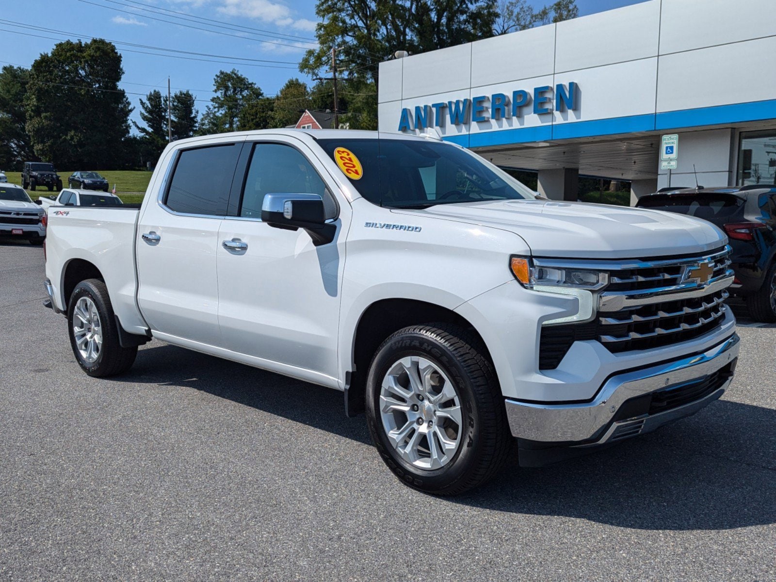 Certified 2023 Chevrolet Silverado 1500 LTZ with VIN 2GCUDGED1P1105543 for sale in Eldersburg, MD