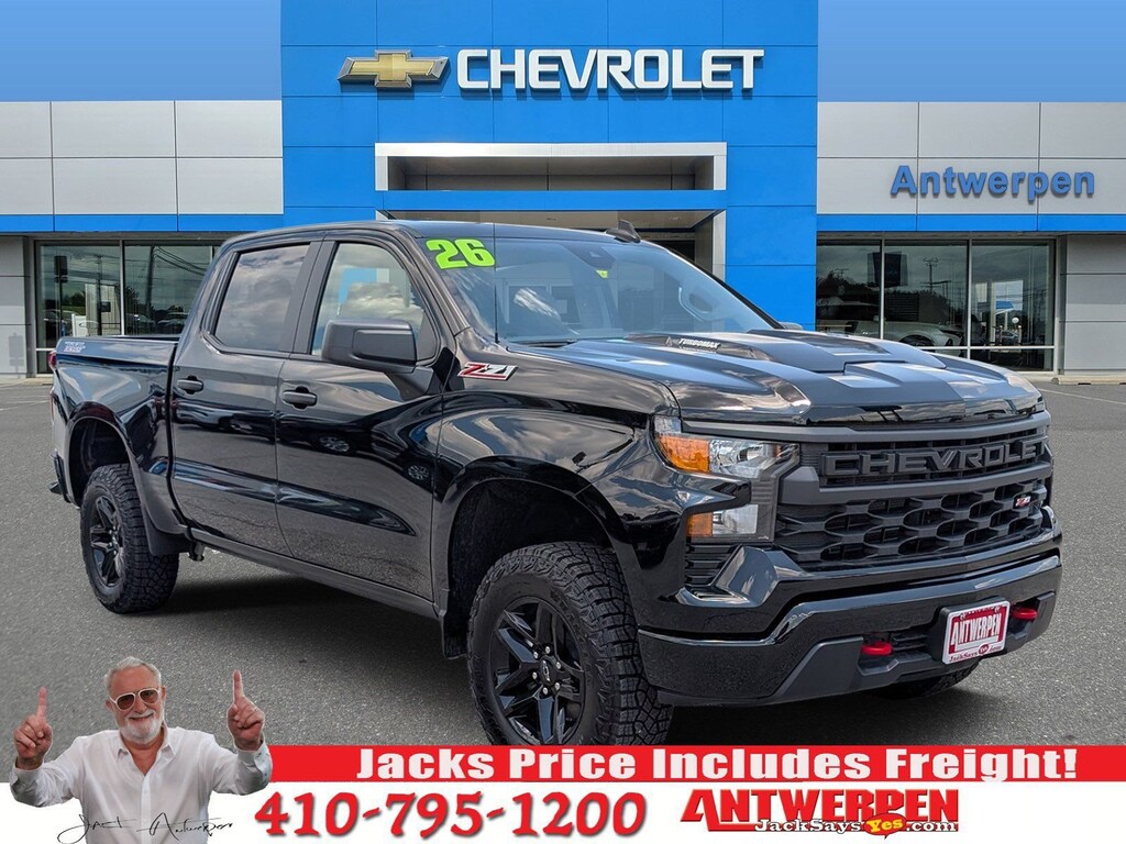New 2026 Chevrolet Silverado 1500 Custom Trail Boss Truck