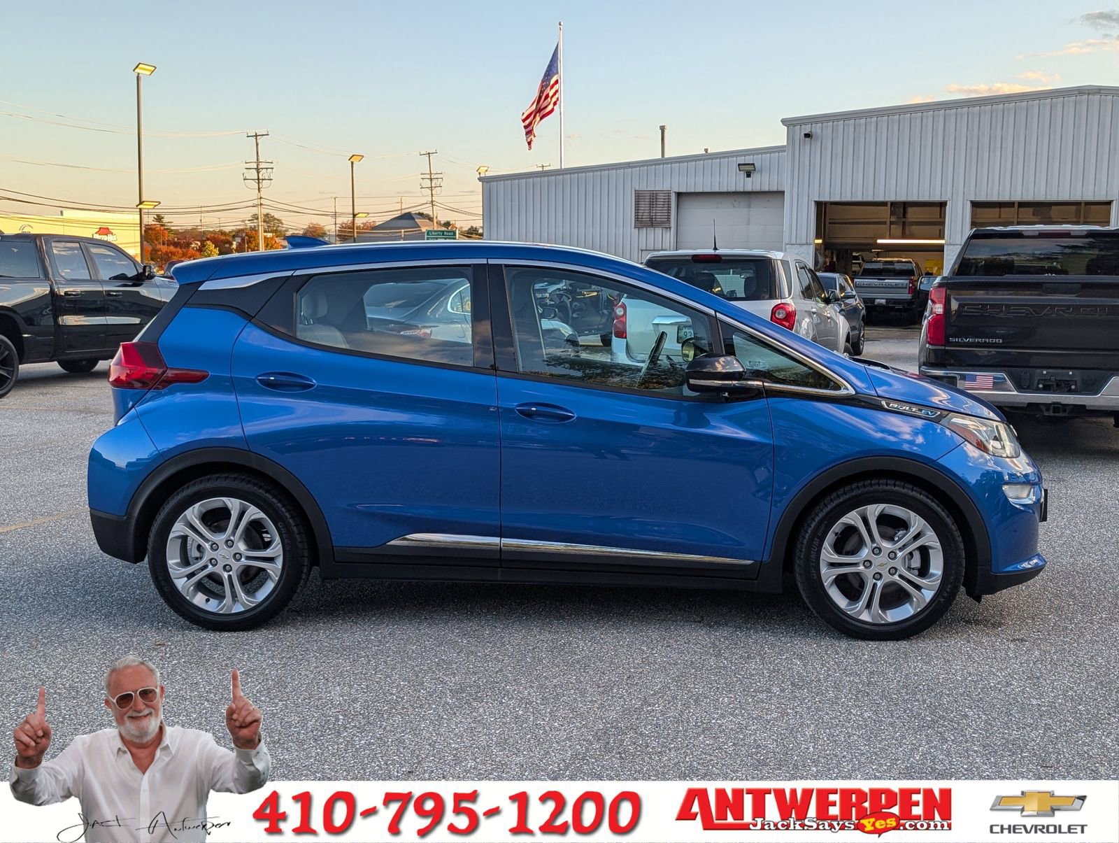 Used 2018 Chevrolet Bolt EV LT with VIN 1G1FW6S08J4136579 for sale in Sykesville, MD