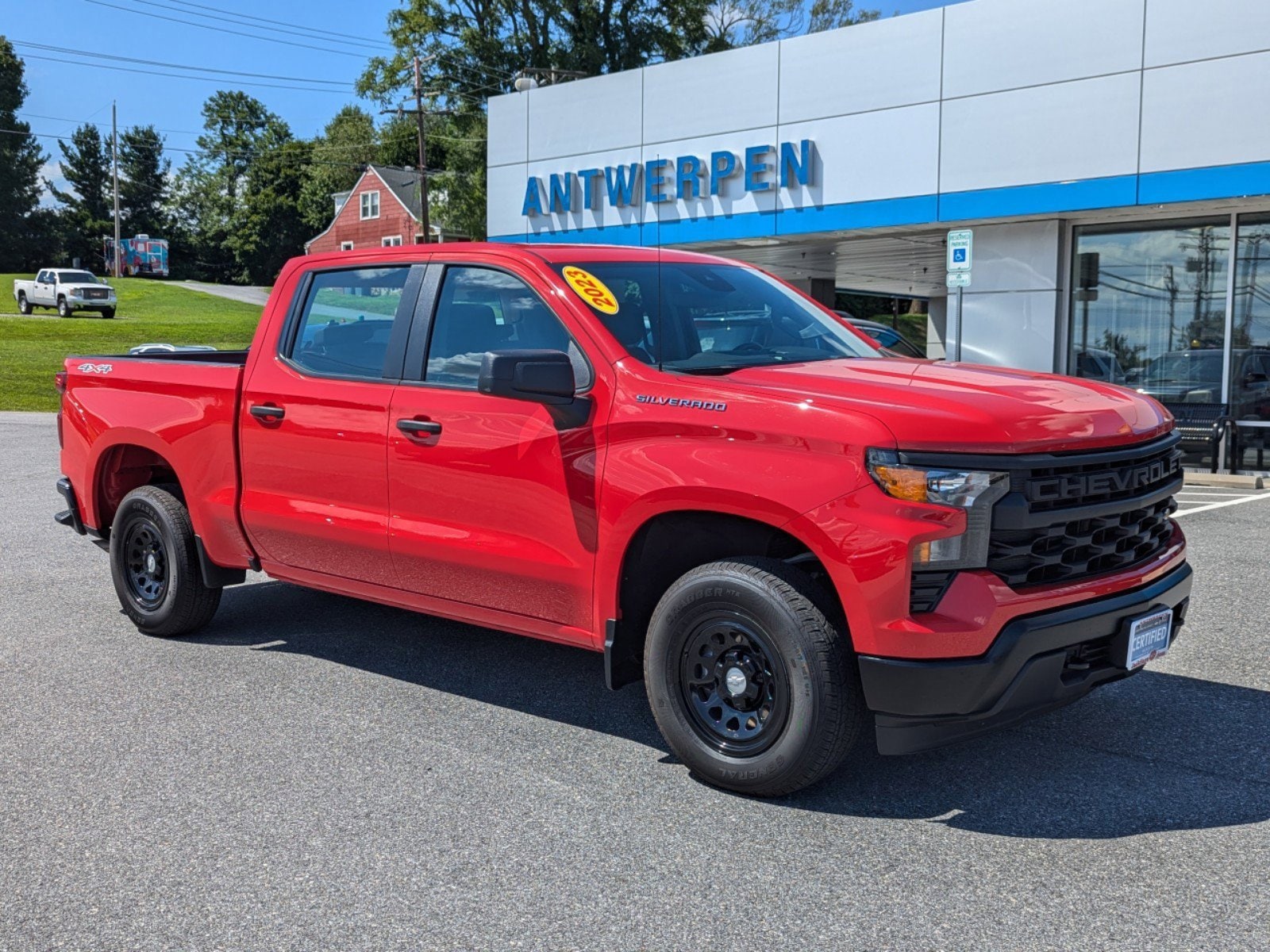 Certified 2023 Chevrolet Silverado 1500 Work Truck with VIN 1GCPDAEKXPZ195355 for sale in Eldersburg, MD