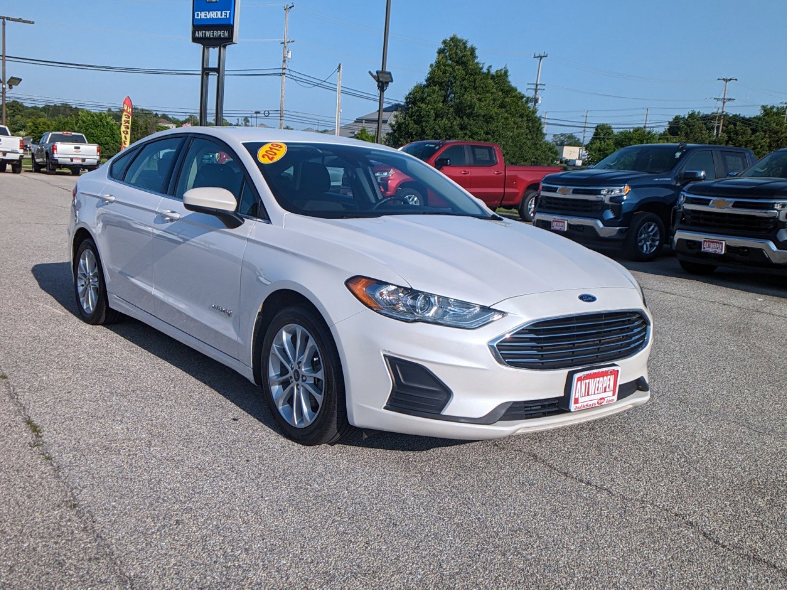 Used 2019 Ford Fusion Hybrid SE with VIN 3FA6P0LU5KR157939 for sale in Eldersburg, MD