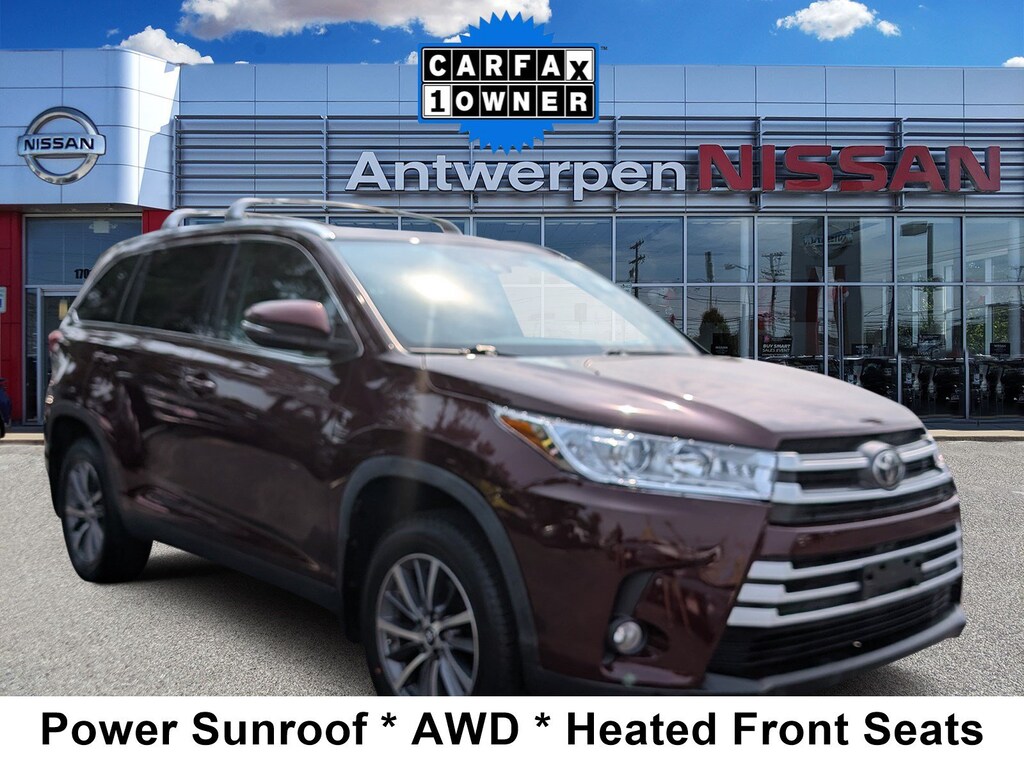 Used 2019 Toyota Highlander XLE XLE V6 AWD