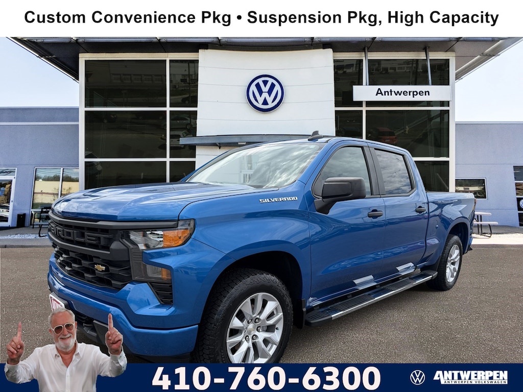 Used 2022 Chevrolet Silverado 1500 Custom 4WD Crew Cab 157 Custom