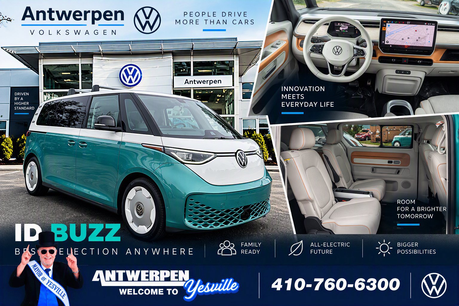 Used 2025 Volkswagen ID. Buzz 1st Edition 1st Edition 4MOTION w/Two-Tone