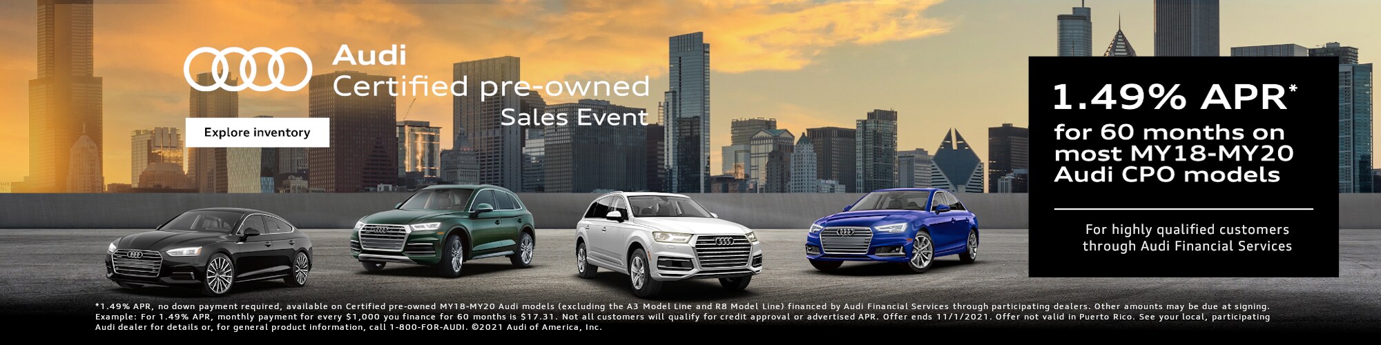 Audi Certified Pre-owned Sales Event