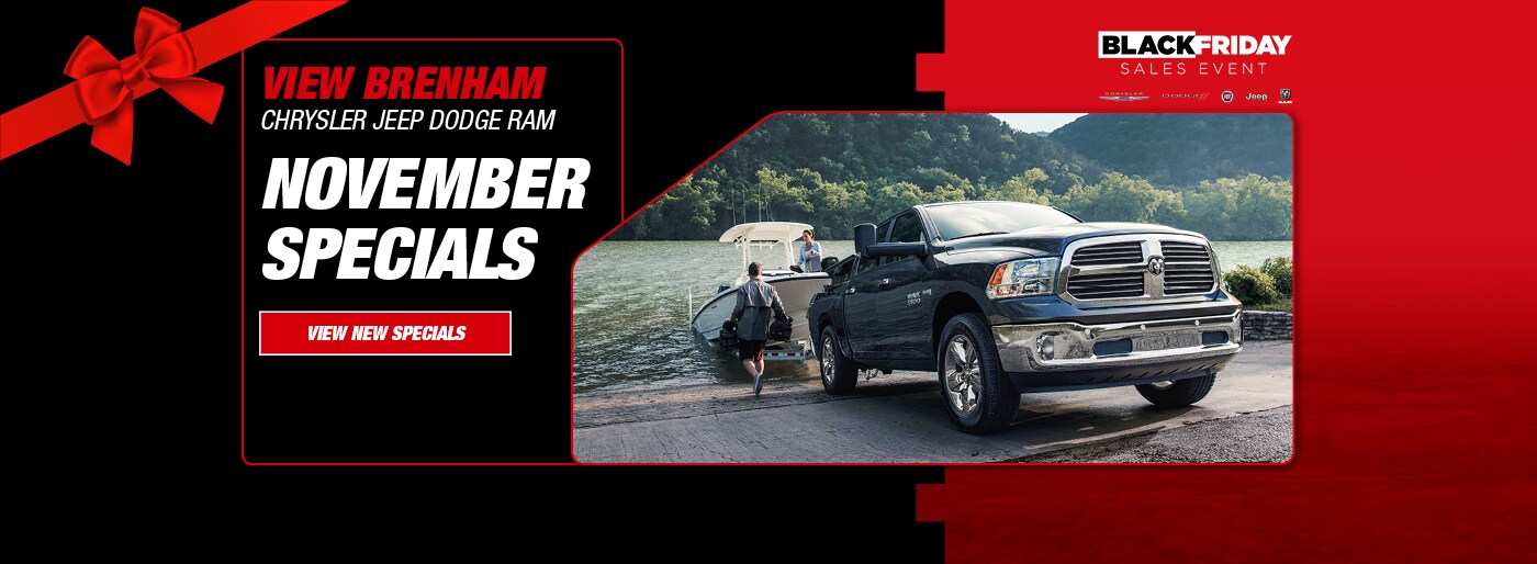 New Chrysler, Dodge, Jeep, RAM and Used Car Dealer Serving Brenham